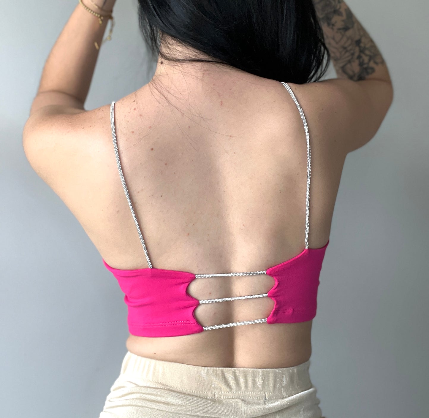 crop top, backless