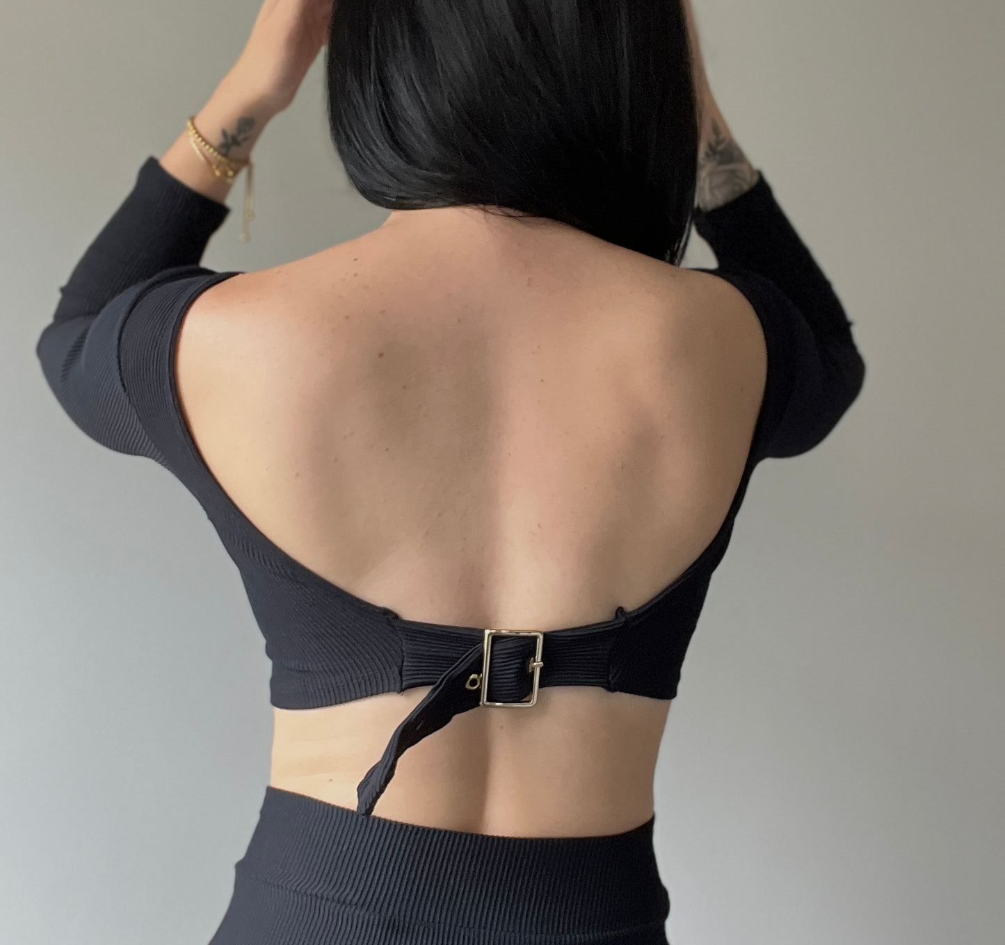 two pieces set , open back side