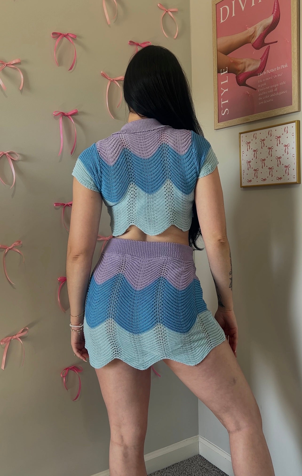 WAVE KNIT SET-PASTEL DREAMS