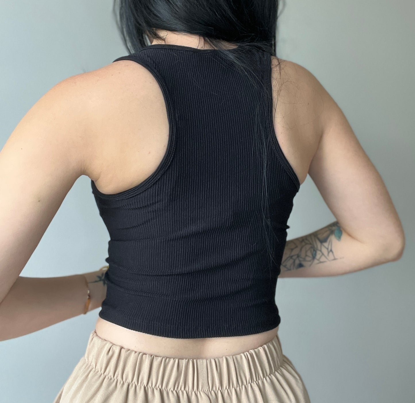 coquette tank top back side