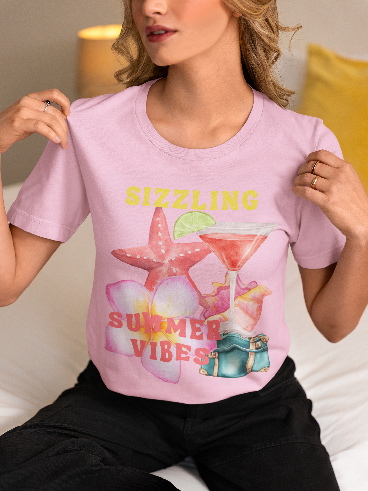 Summer Graphic T-shirt - DIVINA CLOTHING STORE