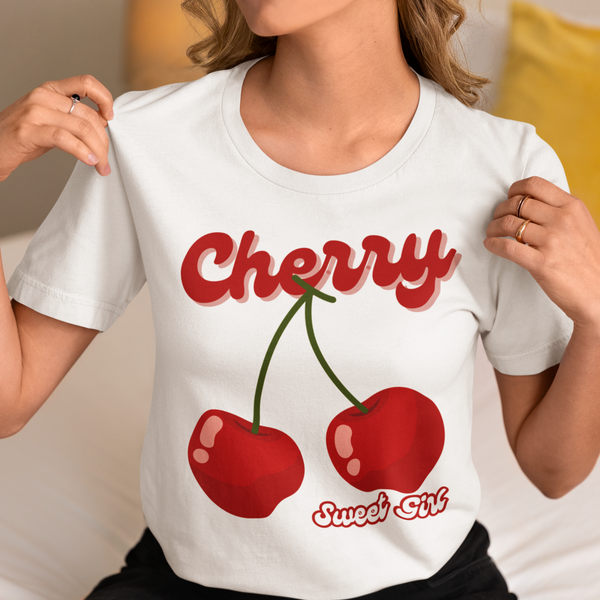 CHERRY TSHIRT - DIVINA CLOTHING STORE