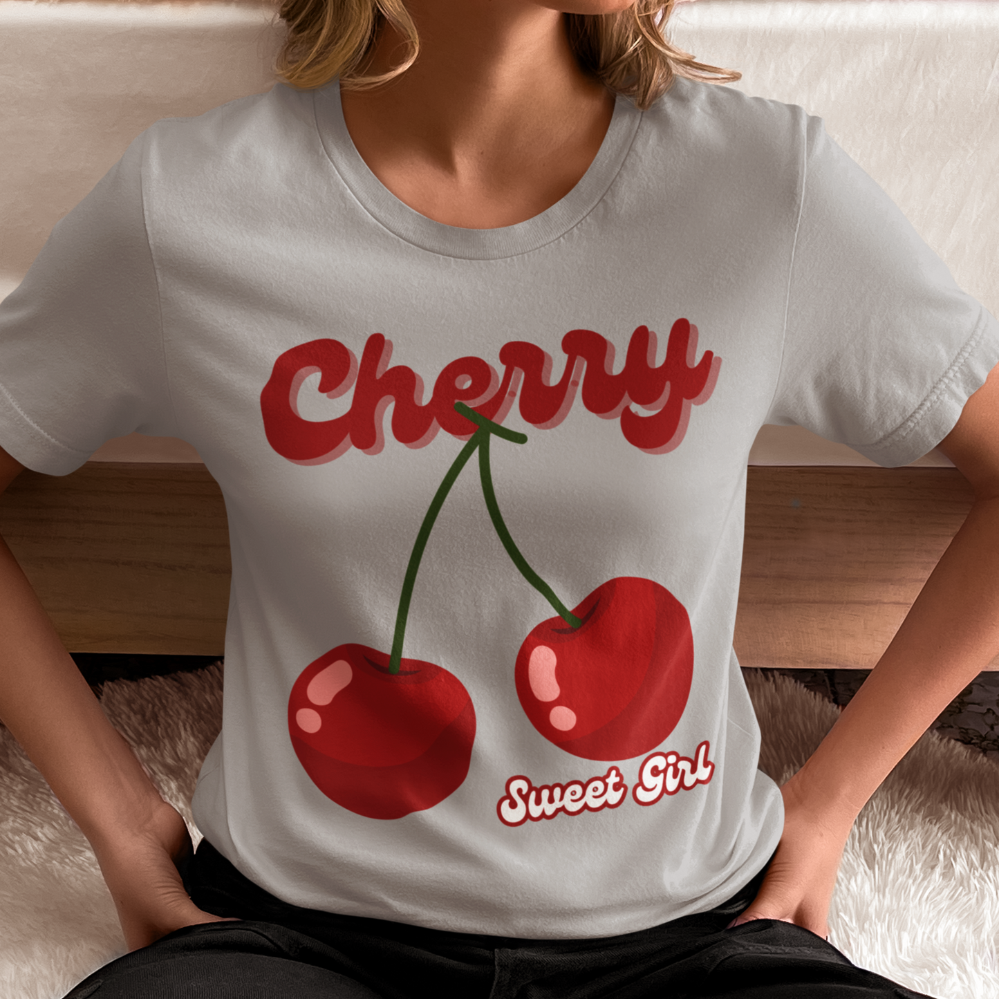 CHERRY TSHIRT - DIVINA CLOTHING STORE