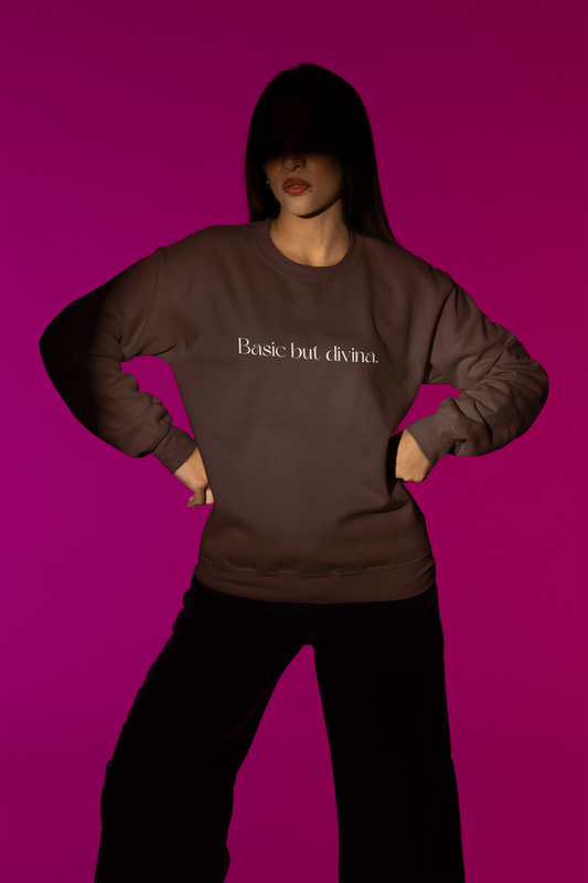 BASIC BUT DIVINA. SWEATSHIRT